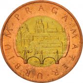 Czech Republic, 50 Korun, 1993, AU(55-58), Bi-Metallic, KM:1