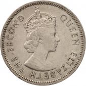 Mauritius, Elizabeth II, 1/2 Rupee, 1975, AU(50-53), Copper-nickel, KM:37.1