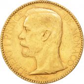 Monaco, Albert I, 100 Francs, Cent, 1891, Paris, AU(50-53), Gold, KM:105