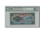 Chine, Bank of China, 5 Yuan type 1941, PMG Ch UNC 64, Pick 93