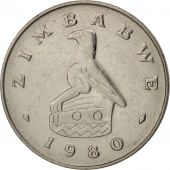 Zimbabwe, 20 Cents, 1980, AU(50-53), Copper-nickel, KM:4