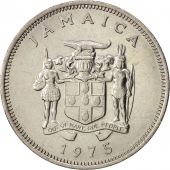 Jamaica, Elizabeth II, 20 Cents, 1975, Franklin Mint, TTB+, Copper-nickel, KM:48