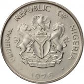 Nigria, Elizabeth II, 5 Kobo, 1976, SUP+, Copper-nickel, KM:9.1