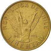 Chile, 10 Pesos, 1981, Santiago, TTB+, Aluminum-Bronze, KM:218.1