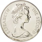 Saint Helena, Elizabeth II, 25 Pence, Crown, 1973, MS(64), Copper-nickel, KM:5