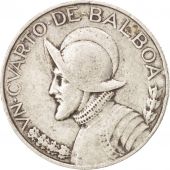 Panama, 1/4 Balboa, 1947, EF(40-45), Silver, KM:11.1