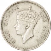 Mauritius, George VI, 1/2 Rupee, 1951, EF(40-45), Copper-nickel, KM:28