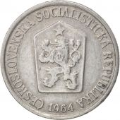Czechoslovakia, 10 Haleru, 1964, AU(50-53), Aluminum, KM:49.1