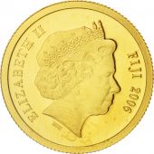 Fiji, Elizabeth II, 5 Dollars, 2006, MS(65-70), Gold, KM:267