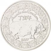 France, 1/4 Euro, 2007, MS(65-70), Silver, KM:1417