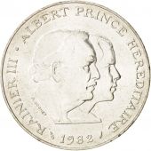 Monaco, Rainier III, 100 Francs, 1982, MS(63), Silver, KM:161