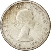 Canada, Elizabeth II, 10 Cents, 1963, Royal Canadian Mint, Ottawa, TTB, Argent