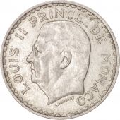 Monaco, Louis II, 5 Francs, 1945, EF(40-45), Aluminum, KM:122