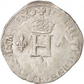 France, Henri II, Gros de Nesle, 1550, Paris, TB+, Argent, Sombart:4456