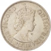 EAST AFRICA, Elizabeth II, 50 Cents, 1955, AU(55-58), Copper-nickel, KM:36