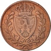 tats italiens, SARDINIA, Carlo Felice, 5 Centesimi, 1826, Genoa, TB, Cuivre