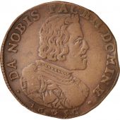 Spanish Netherlands, Token, Philippe IV, Brabant, 1656, AU(50-53), Copper, 29