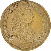France, Token, Royal, Louis XIV, XVIIth Century, SUP, Brass, 24