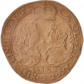 Belgium, Token, Spanish Netherlands, Charles II, Anvers, 1680, AU(50-53)