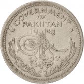 Pakistan, 1/4 Rupee, 1946, TTB, Nickel, KM:5
