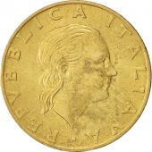 Italy, 200 Lire, 1989, Rome, AU(50-53), Aluminum-Bronze, KM:130