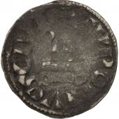 France, Louis VIII, Denier Tournois, B+, Billon, Duplessy:193