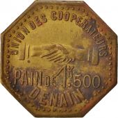 France, Denain, 1.500 Kilogram, VF(20-25), Brass, 27.6