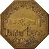 France, Denain, 1.500 Kilogram, AU(50-53), Brass, 27.6