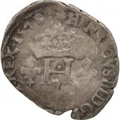 France, Henri III, Sol Parisis, 1578, Dijon, VF(20-25), Billon, Duplessy:1137