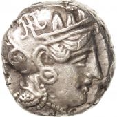 Attica, Tetradrachm, 393-300 BC, Athens, TTB+, Argent, Sear:2537, Pozzi:3539