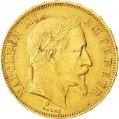 Second Empire, 50 Francs or Napolon III tte laure 1867 A, KM 804.1