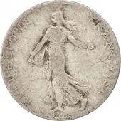 France, Semeuse, 50 Centimes, 1909, Paris, VF(20-25), Silver, KM:854