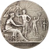 France, Medal, Concours de tir, Offert par Ren Coty, Sports & leisure