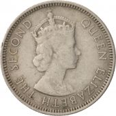 MALAYA & BRITISH BORNEO, 10 Cents, 1953, TB+, Copper-nickel, KM:2