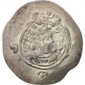 Xusros II, Drachm, 630 AD, TTB, Argent
