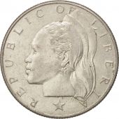 Liberia, 50 Cents, 1960, Heaton, AU(50-53), Silver, KM:17