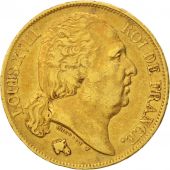 France, Louis XVIII, Louis XVIII, 20 Francs, 1817, Paris, VF(30-35), Gold