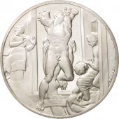 France, Medal, Le gnie de Michel Ange, La Mort dAman, Arts & Culture
