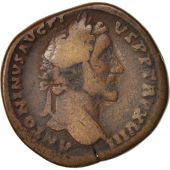 Antoninus Pius, Sestertius, 156-157, Roma, B+, Bronze, RIC:928