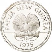 Papua New Guinea, 5 Kina, 1975, Franklin Mint, MS(65-70), Silver, KM:7a