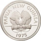 Papua New Guinea, 10 Kina, 1975, Franklin Mint, MS(65-70), Silver, KM:8a