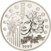 France, 6.55957 Francs, 1999, Paris, MS(65-70), Silver, KM:1255
