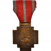 Belgique, Fire Cross 1914-18, Medal, 1914-1918, Trs bon tat, Bronze