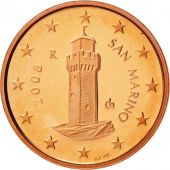 San Marino, Euro Cent, 2008, FDC, Copper Plated Steel, KM:440