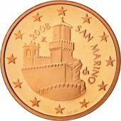 San Marino, 5 Euro Cent, 2008, FDC, Copper Plated Steel, KM:442