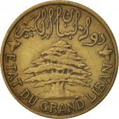 Lebanon, 5 Piastres, 1925, Paris, TTB, Aluminum-Bronze, KM:5.1