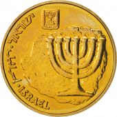 Israel, 10 Agorot, MS(65-70), Aluminum-Bronze