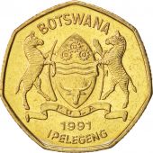 Botswana, Pula, 1991, British Royal Mint, MS(63), Nickel-brass, KM:24