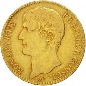 France, 40 Francs, 1803, Paris, VF(30-35), Gold, KM:652, Gadoury:1080