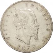 Monnaie, Italie, Vittorio Emanuele II, 5 Lire, 1872, Milan, TTB, Argent, KM:8.3